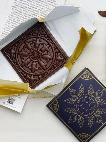 High on Happy 60 % Dark Chocolate with Coconut Sugar - Gluten-Free Chocolate Bar - Co Chocolat - Finally, Truly Healthy Chocolates